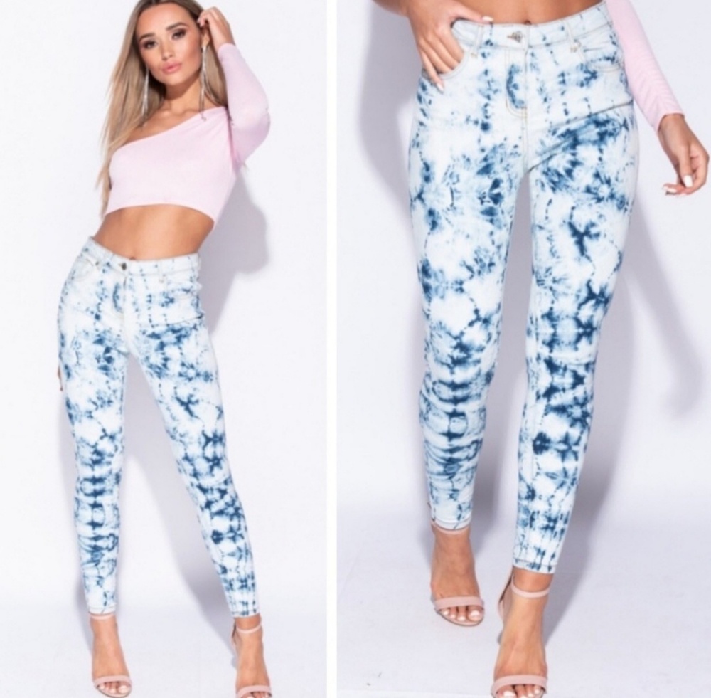 TYE DYE NEW Skinny Fit pants Womans Jeans